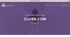 Desktop Screenshot of clubs.com